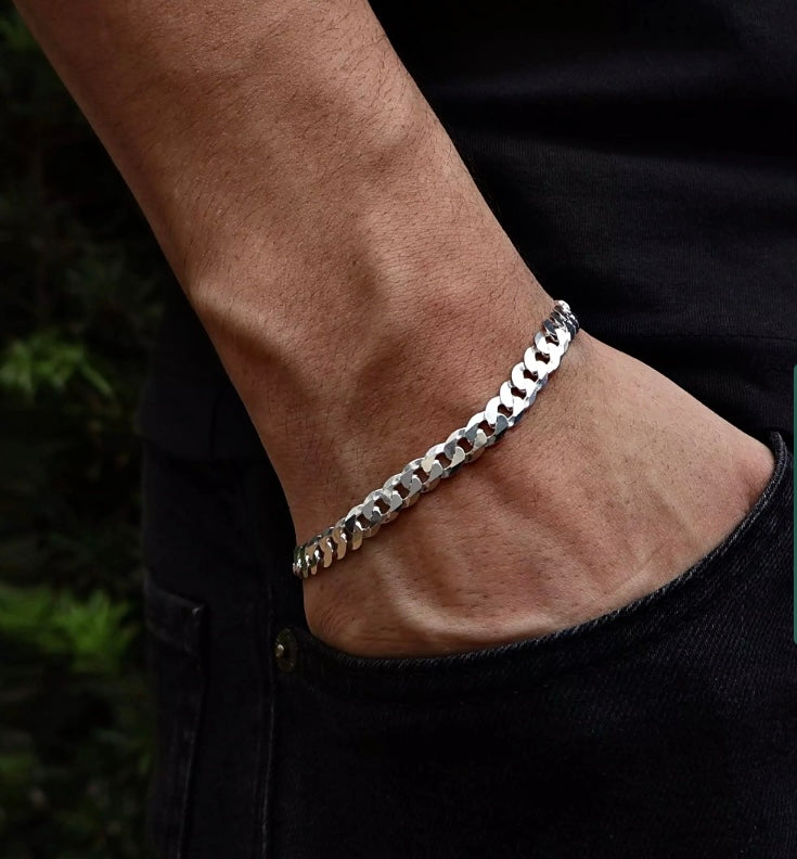 Pulseira Grumet de Prata 925 – 7 mm