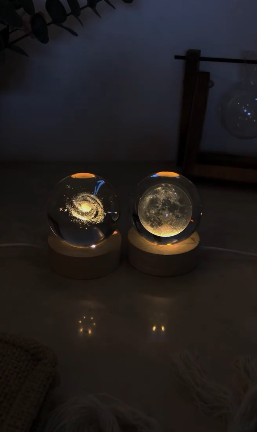 Luminária cósmica 3D
