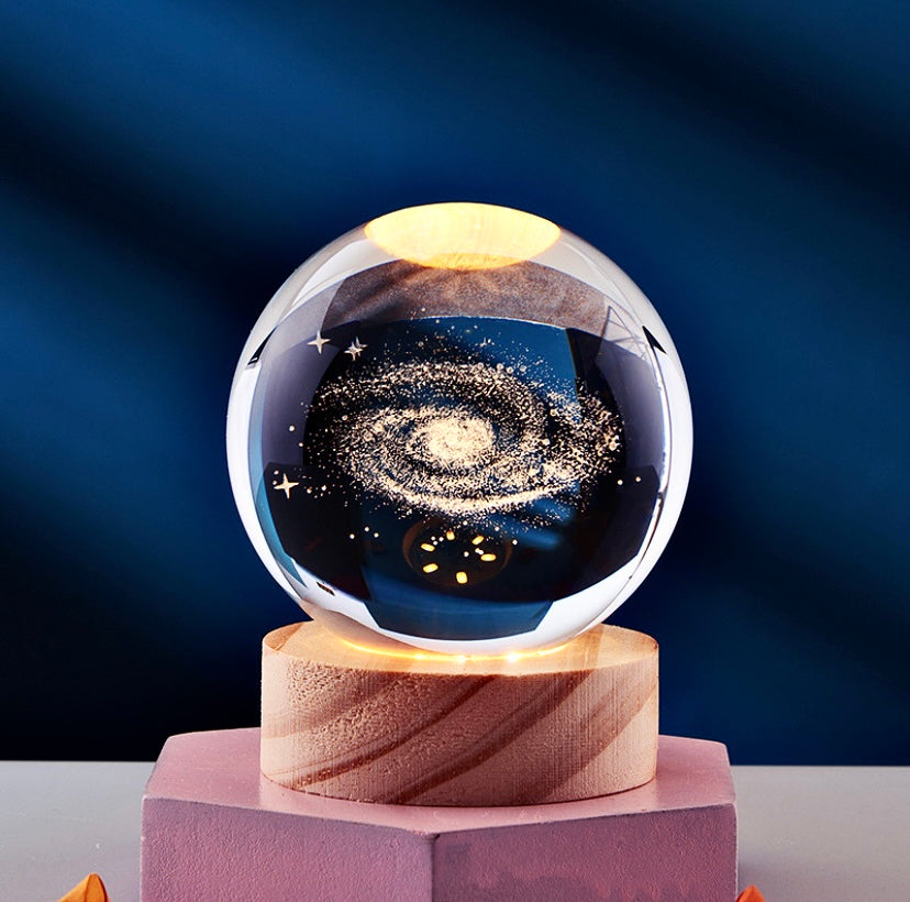 Luminária cósmica 3D