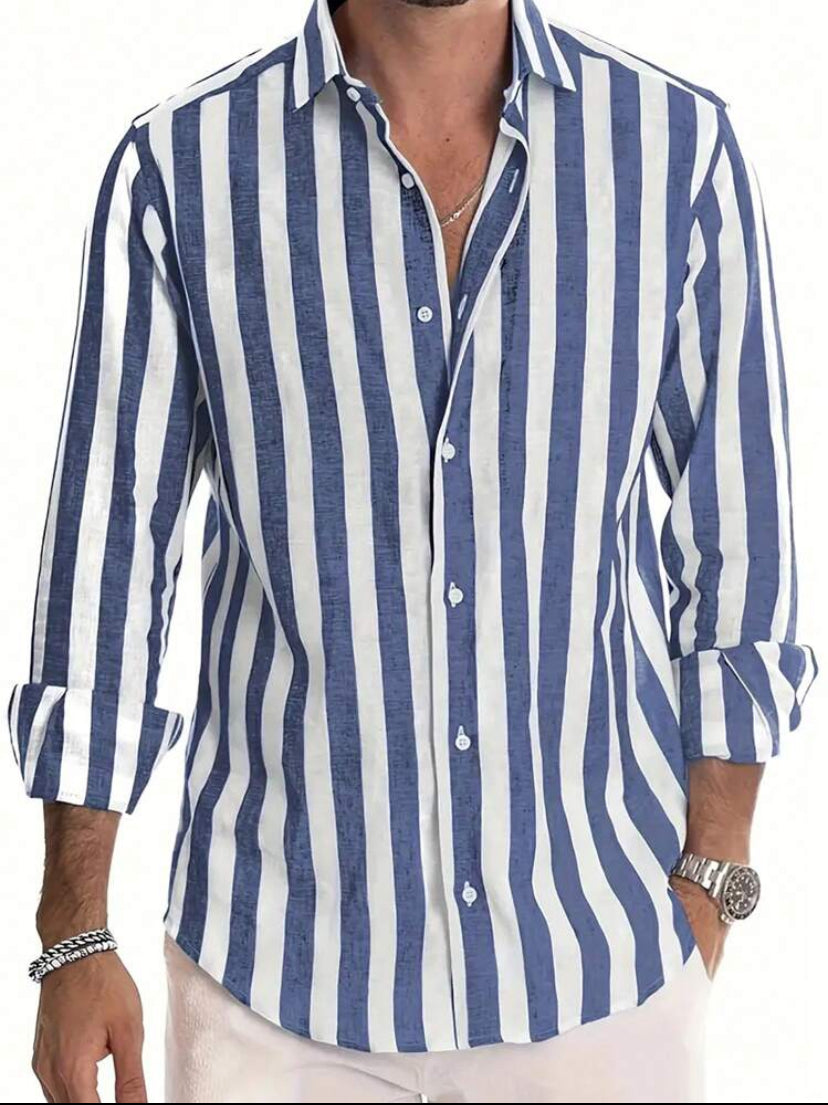 Camisa Social Vintage Listrada