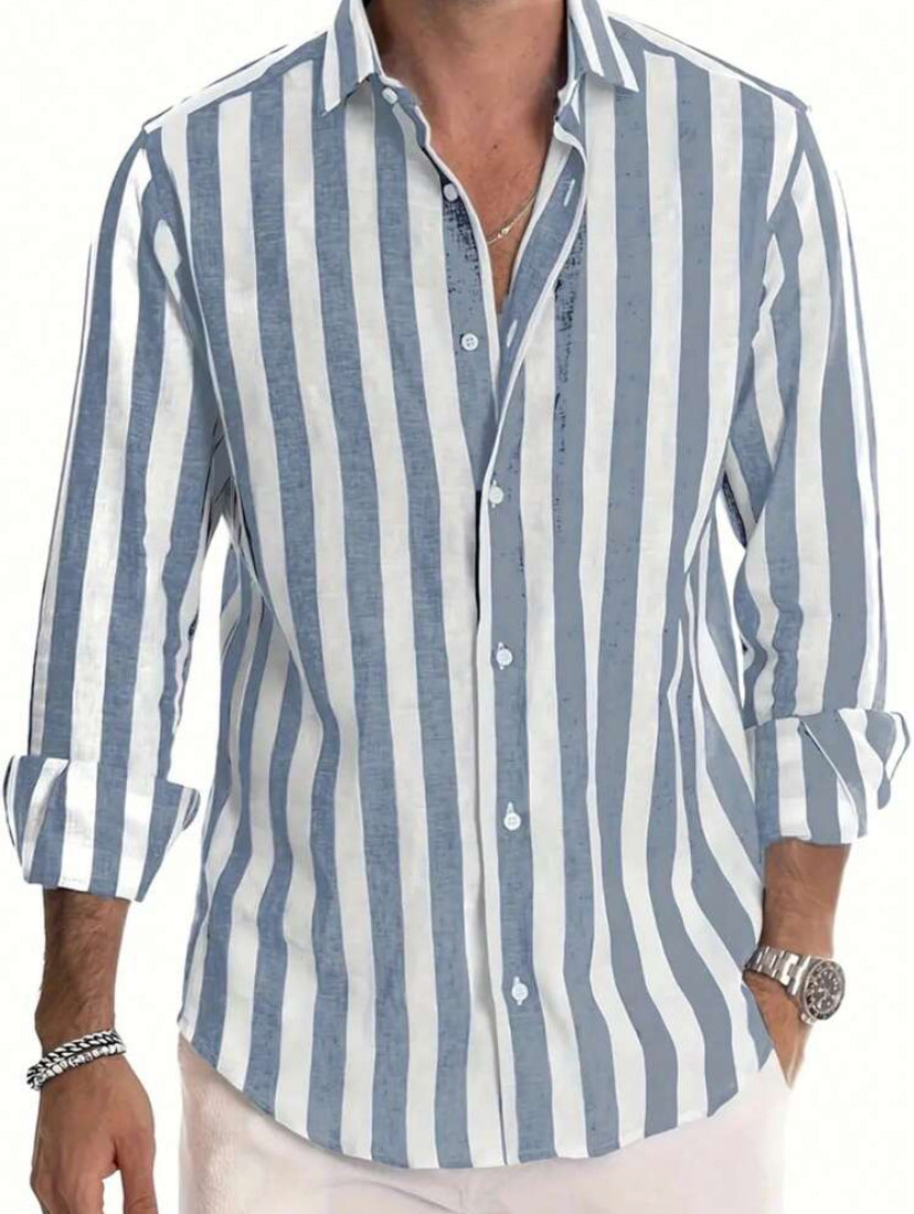 Camisa Social Vintage Listrada