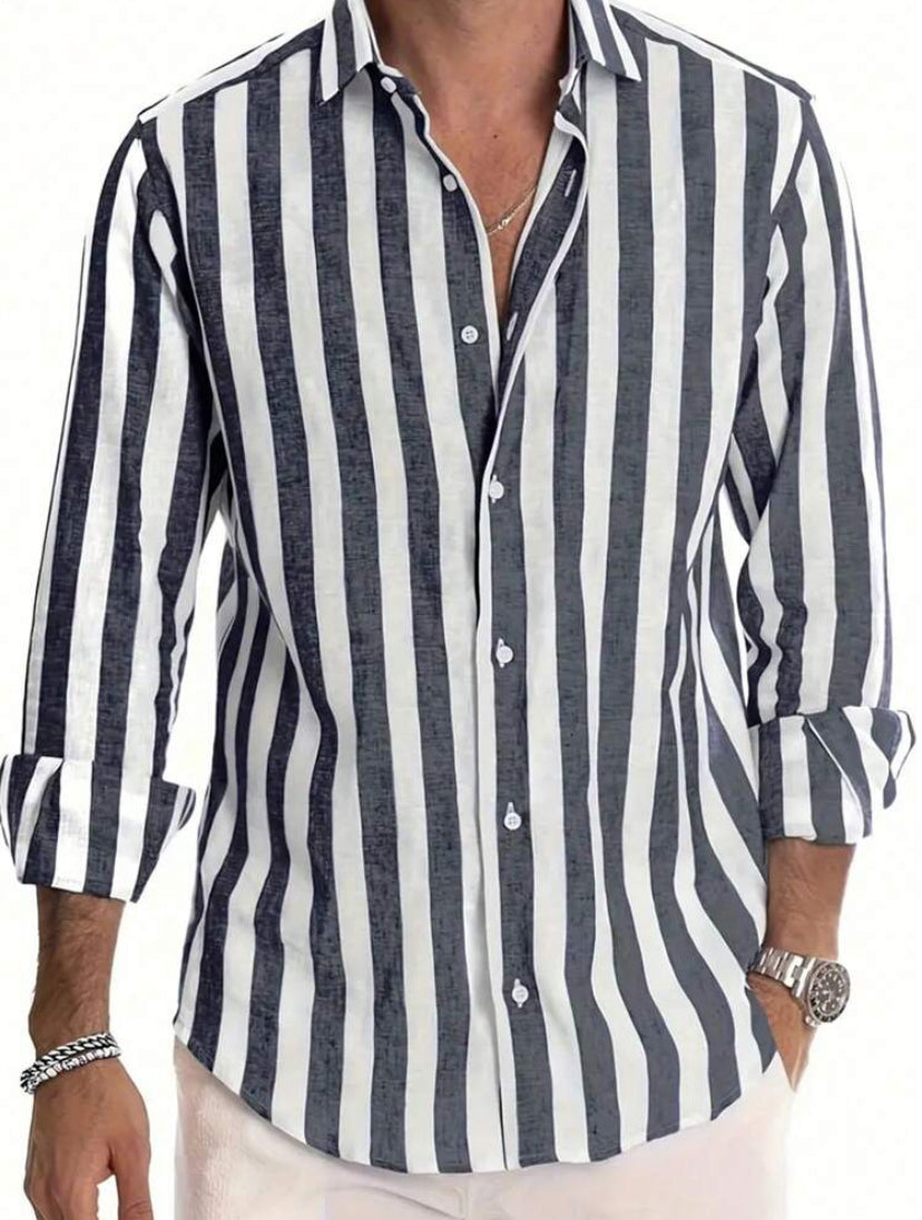 Camisa Social Vintage Listrada