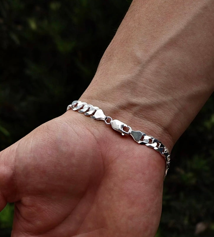 Pulseira Grumet de Prata 925 – 7 mm