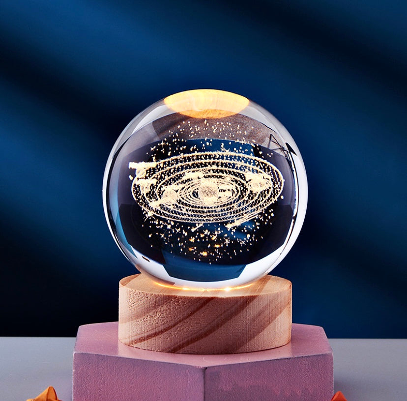 Luminária cósmica 3D