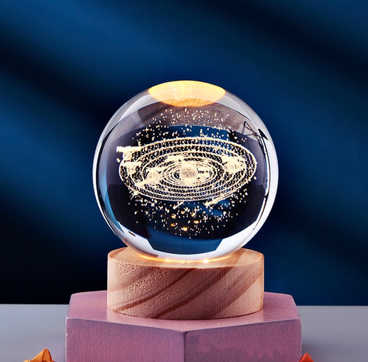 Luminária cósmica 3D