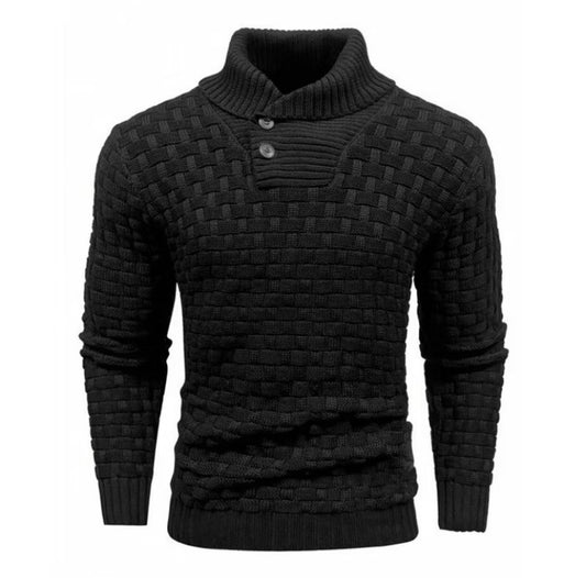 Suéter  Em Tricot Gola Alta