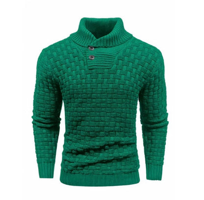 Suéter  Em Tricot Gola Alta